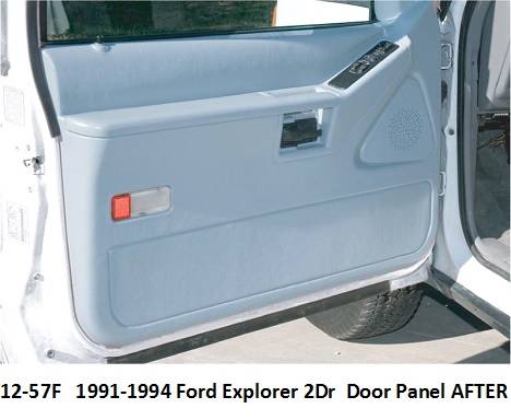 12-57F  1991-1994 Ford Explorer 2 Door Door Panel After